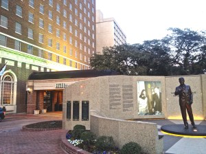 Just outside the hotel where the Ft. Worth edition of the Ted Scripps Leadership Institute was held stands a memorial plaza where JFK made his last public speech on Nov. 22, 1963.